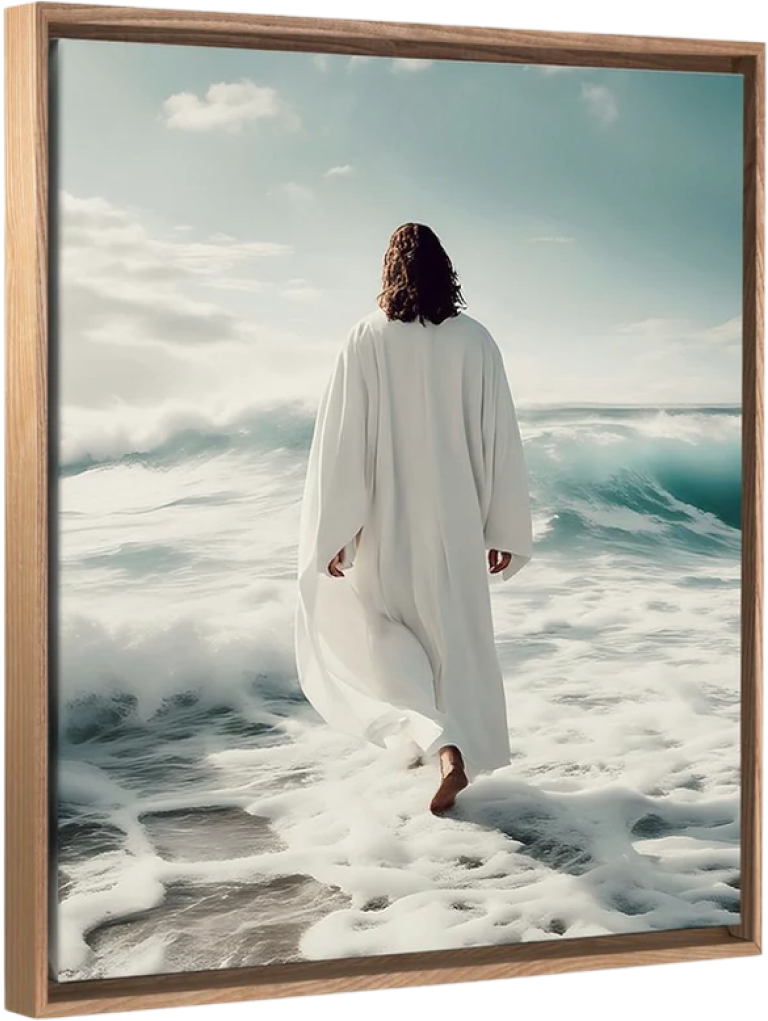 Paix dans la tempête - Toile