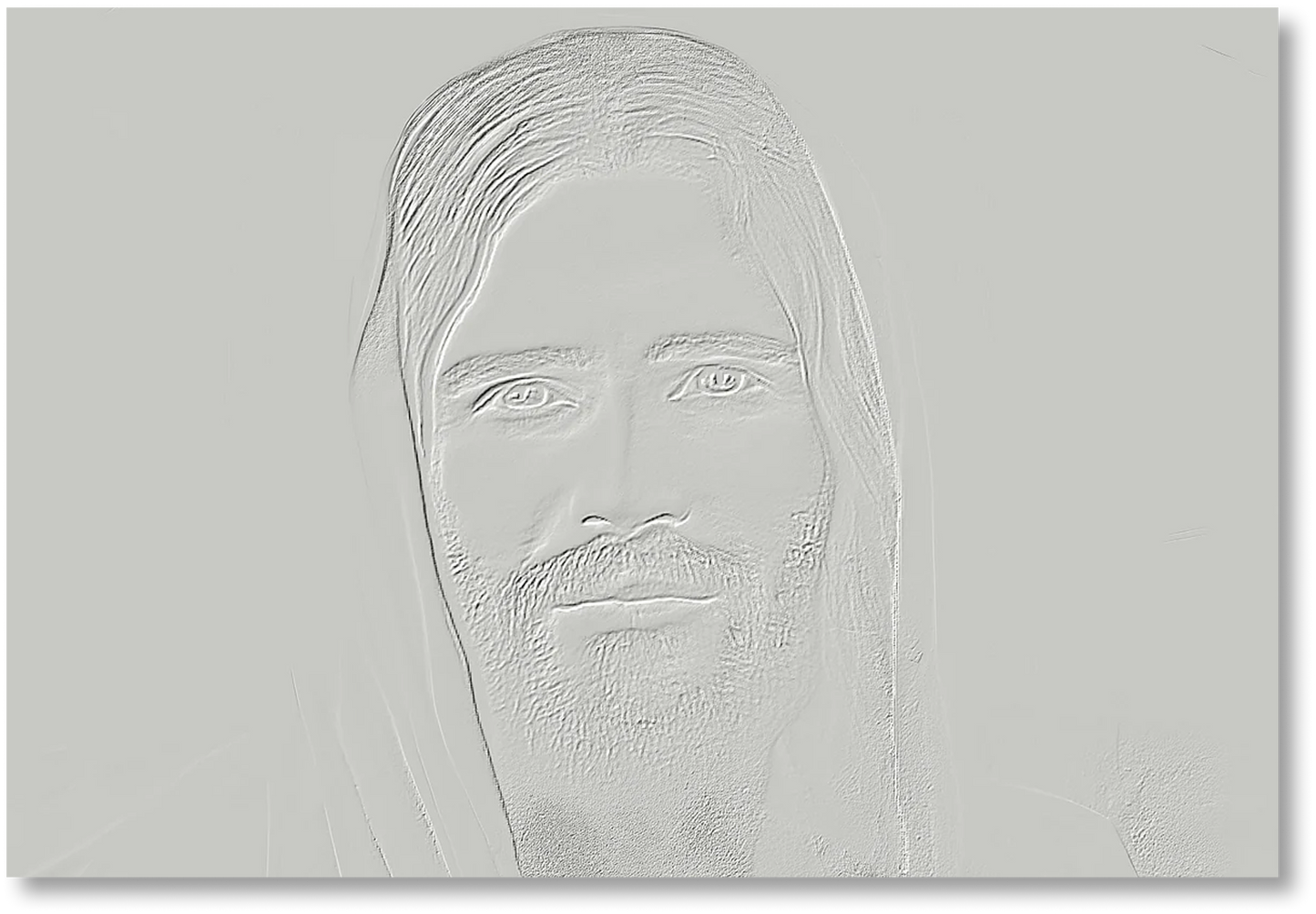Christusstatue - Druck