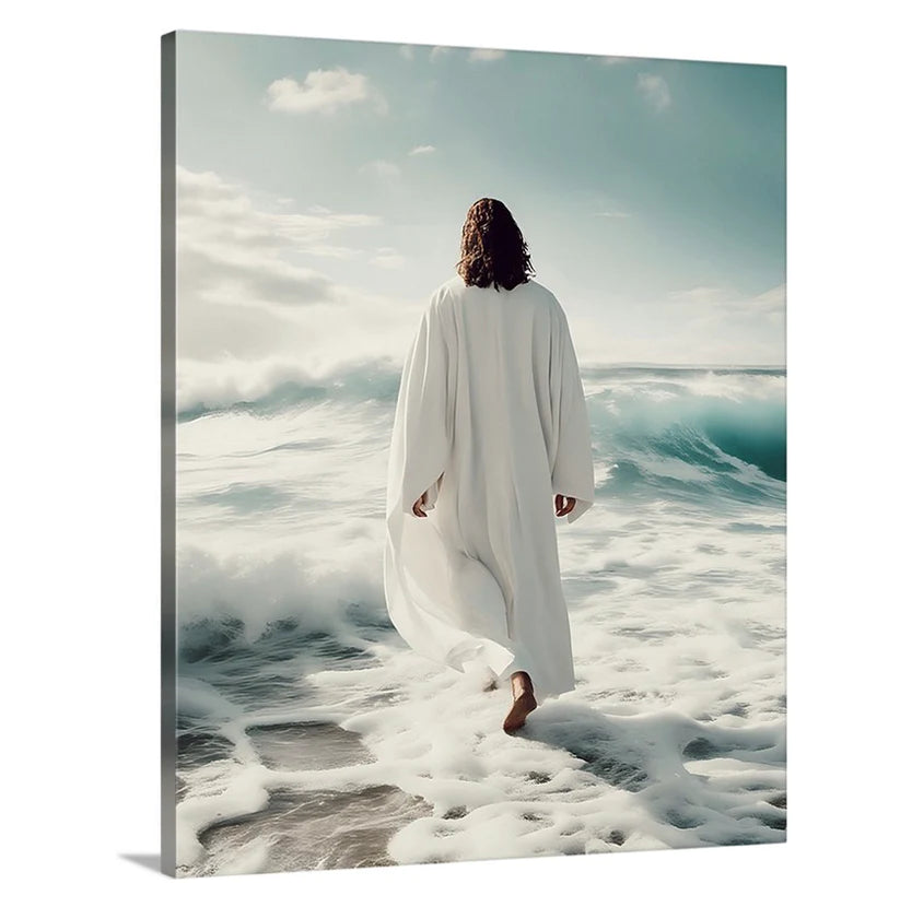 Paix dans la tempête - Toile