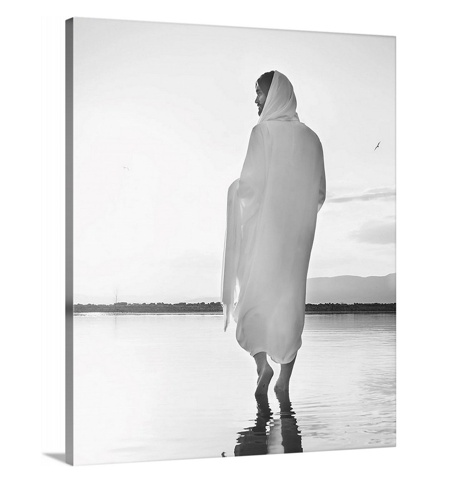 Peace Be Still B&W - Toile