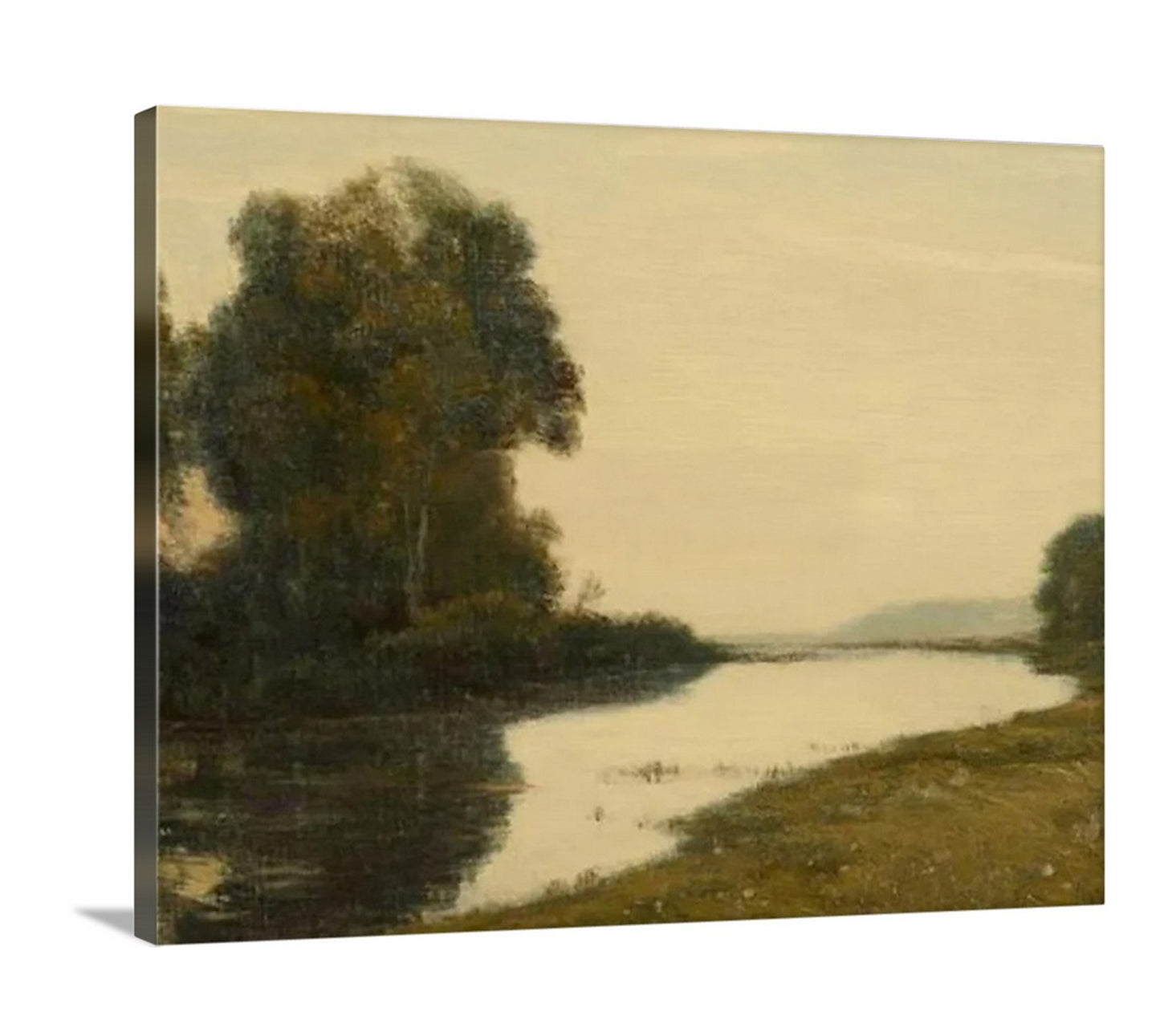 Fluss fließt - Leinwand