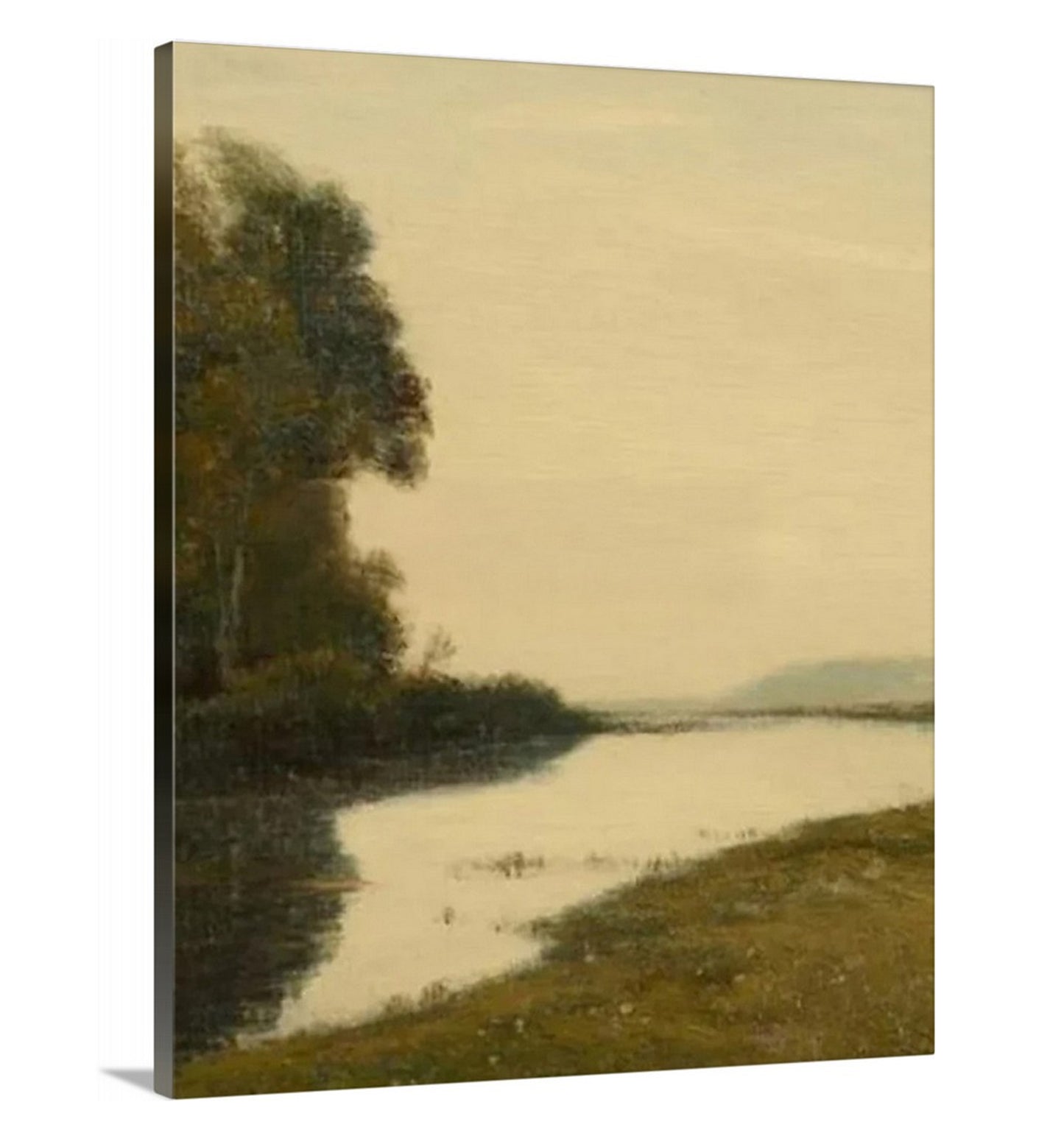 Fluss fließt - Leinwand