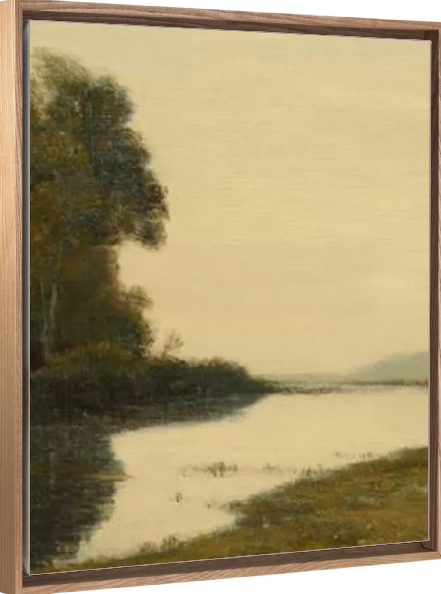 Fluss fließt - Leinwand