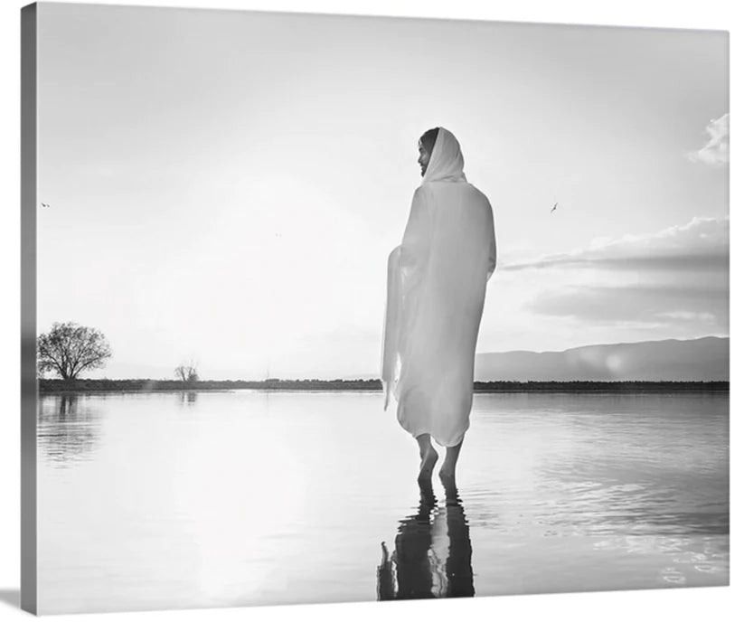 Peace Be Still B&W - Toile