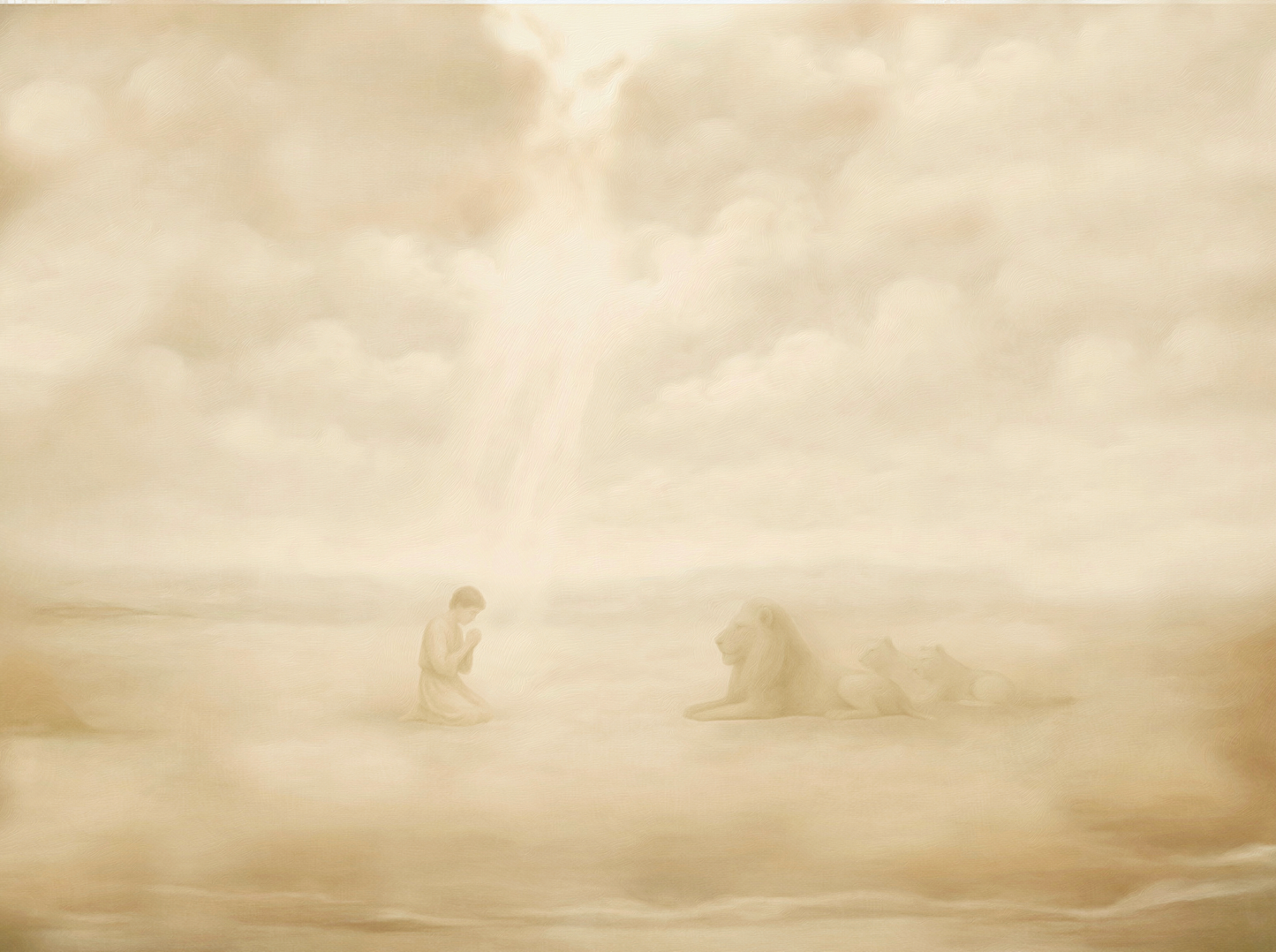 Daniel and the Lions Den