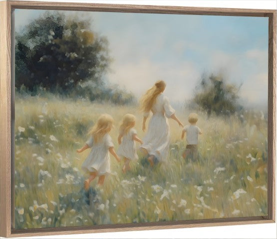 Mommy and Me, 3 Blondes - Canvas