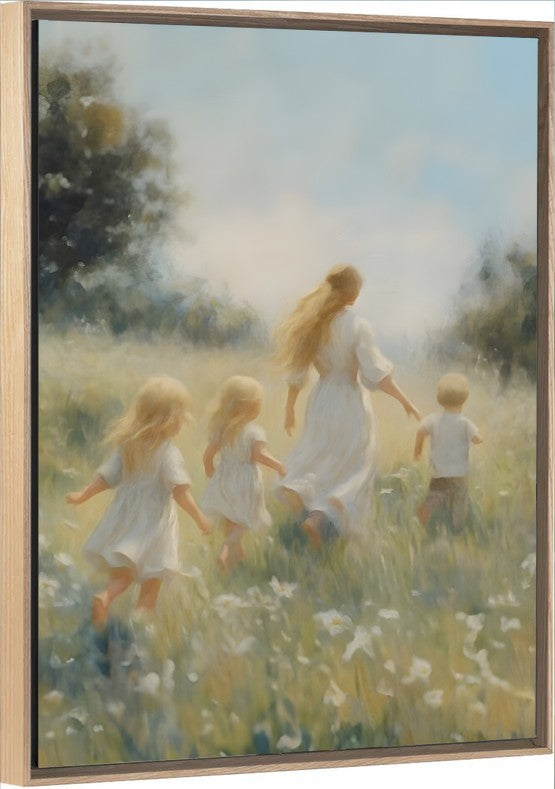 Mommy and Me, 3 Blondes - Canvas