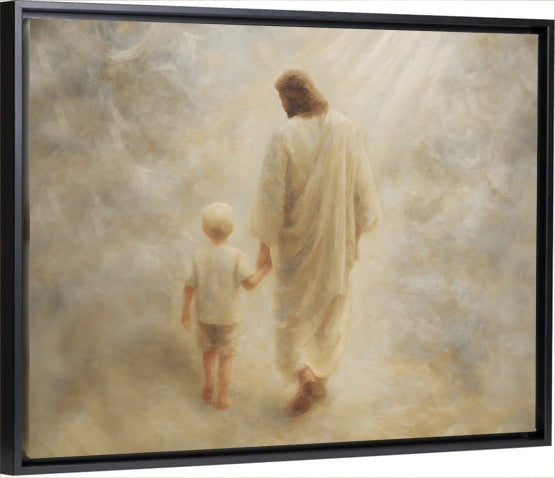 Safe Haven, Blonde Hair Boy - Canvas