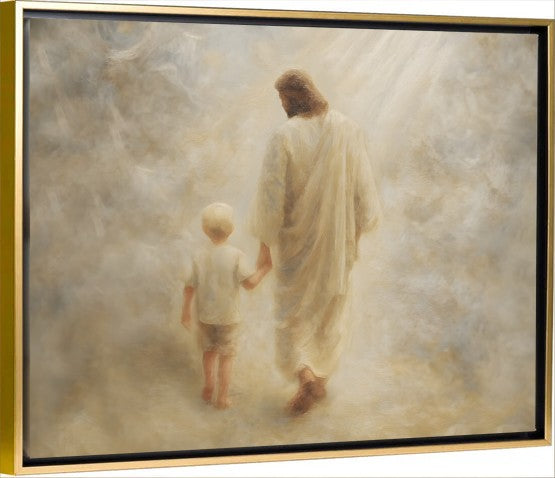 Safe Haven, Blonde Hair Boy - Canvas