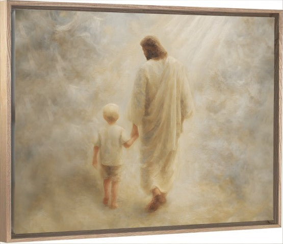 Safe Haven, Blonde Hair Boy - Canvas