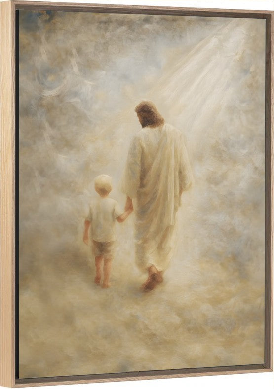 Safe Haven, Blonde Hair Boy - Canvas