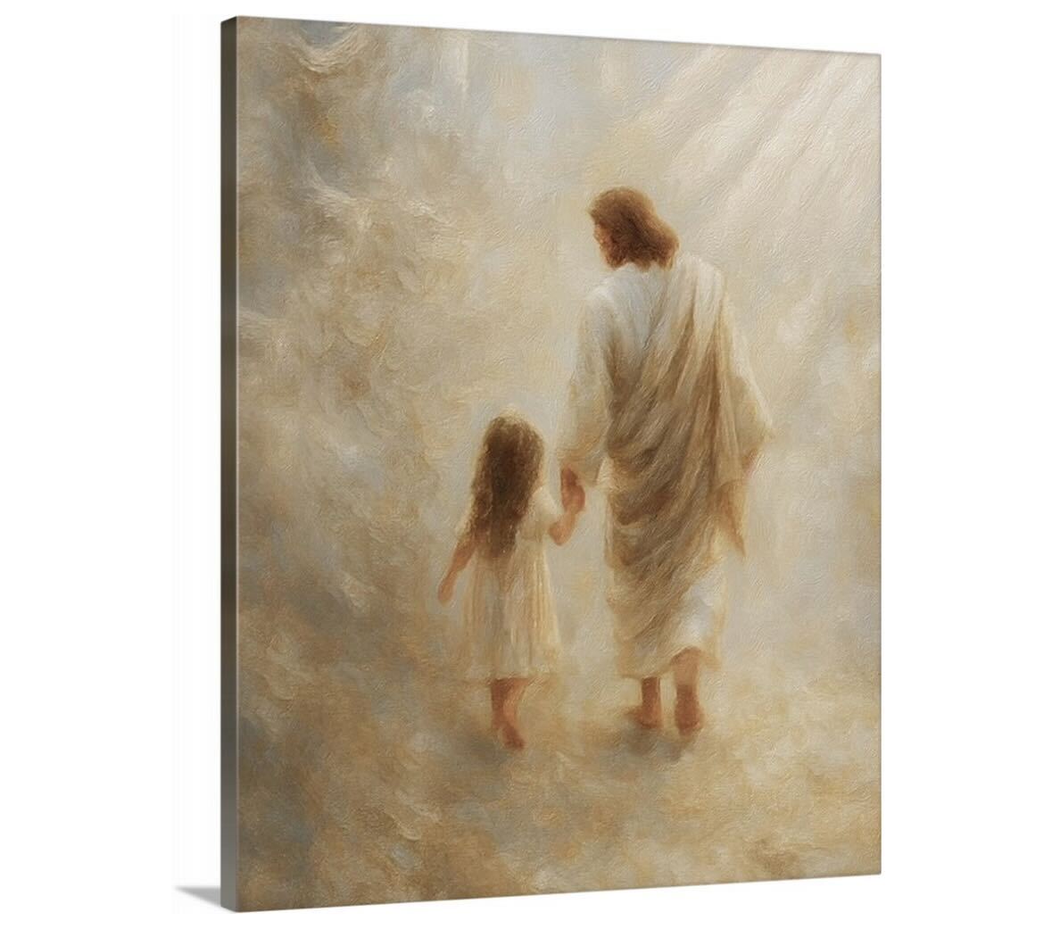 Safe Haven, Brunette Hair Girl - Canvas