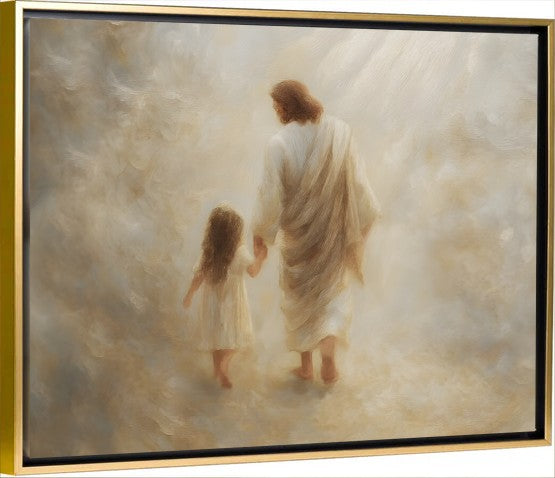 Safe Haven, Brunette Hair Girl - Canvas