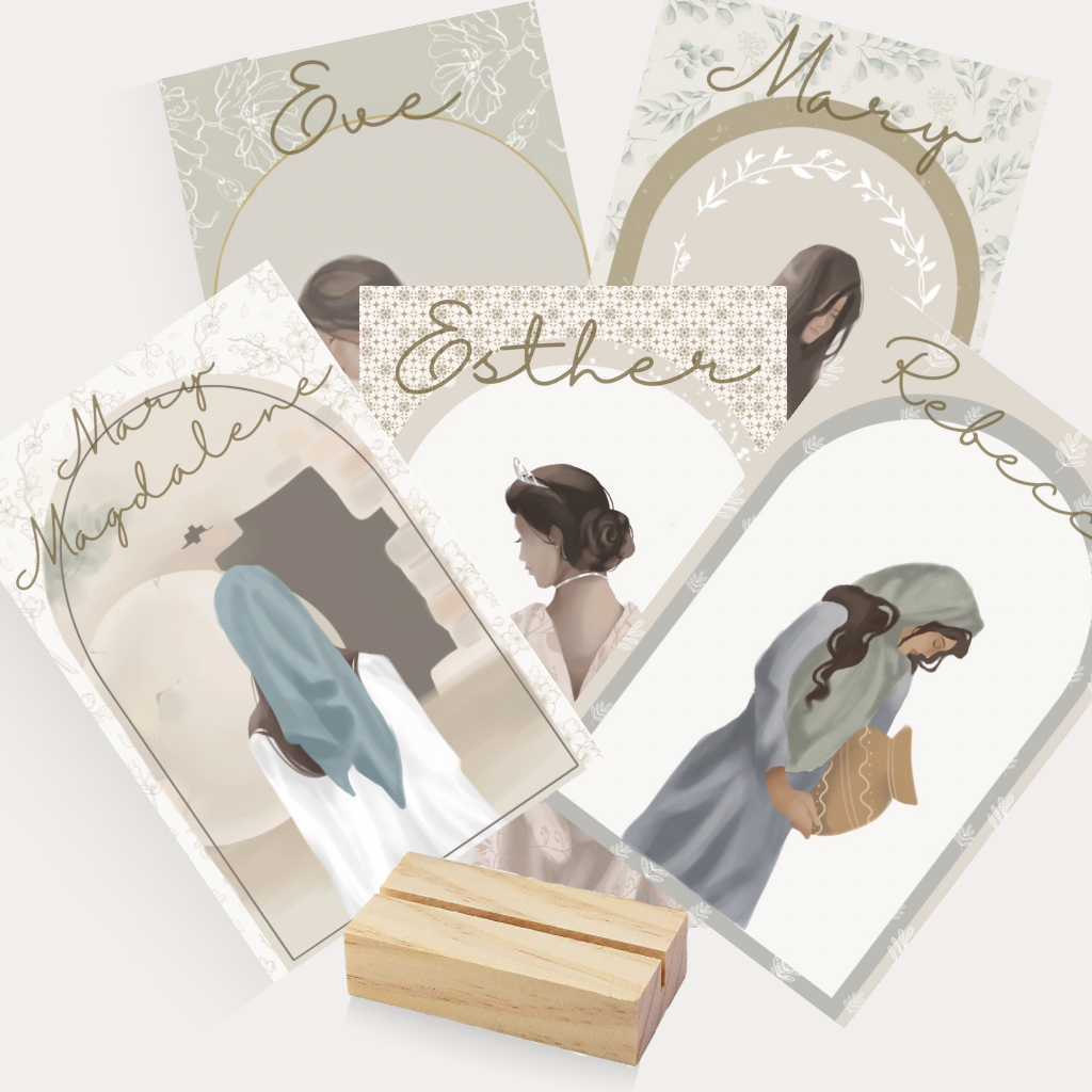 Mothers Day Card Set & Wood Block