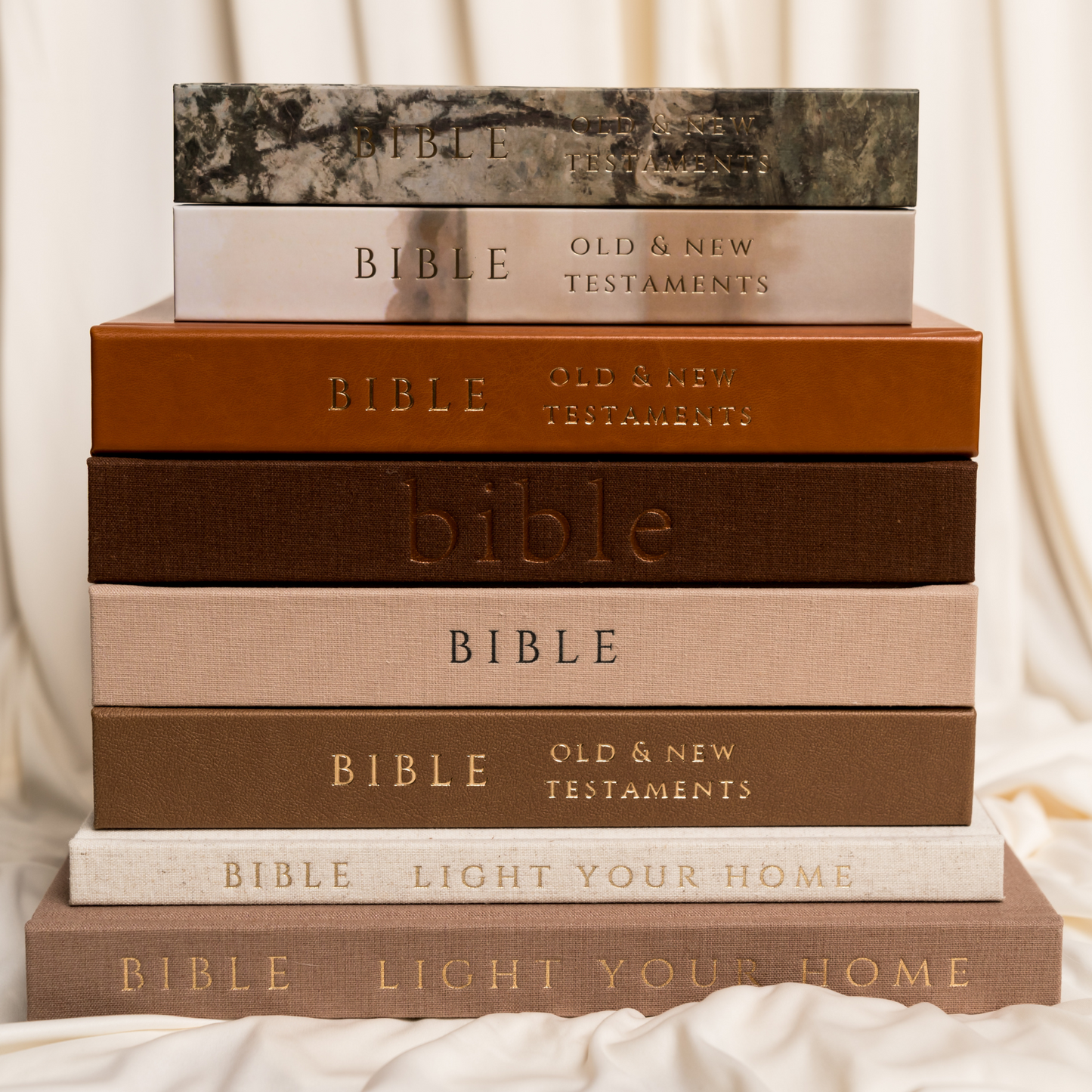 Walnut Leather Bible