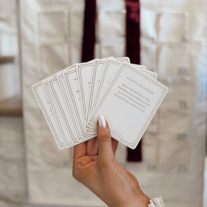 Advent Calendar with Activities & Christ Focused Cards