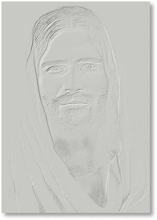 Christusstatue - Druck