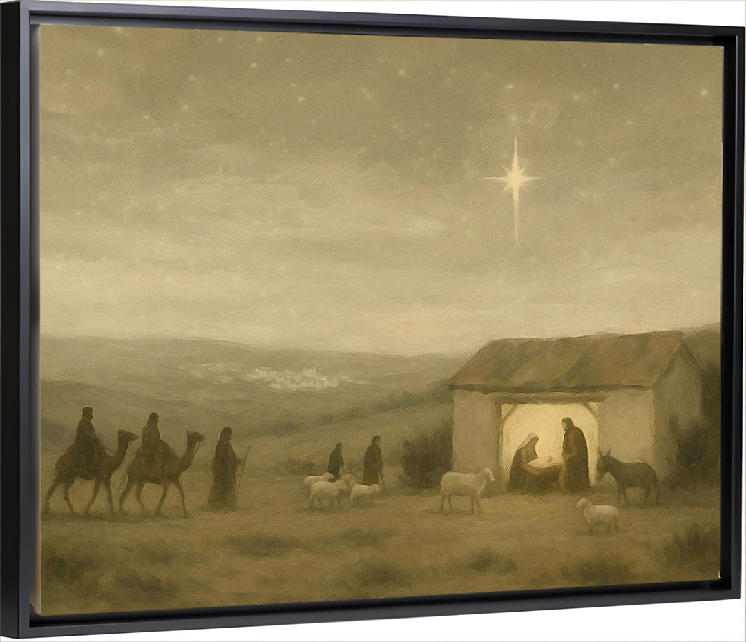 For Unto Us A Child Is Born - Canvas