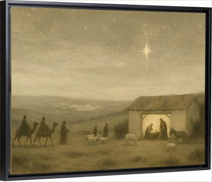 For Unto Us A Child Is Born - Canvas