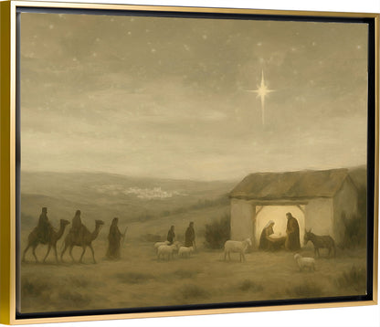 For Unto Us A Child Is Born - Canvas