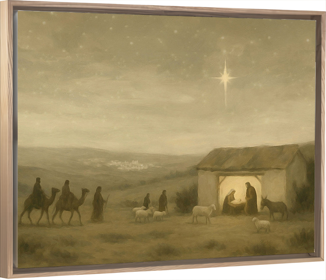 For Unto Us A Child Is Born - Canvas