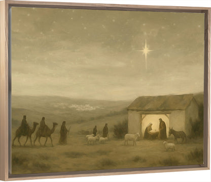 For Unto Us A Child Is Born - Canvas