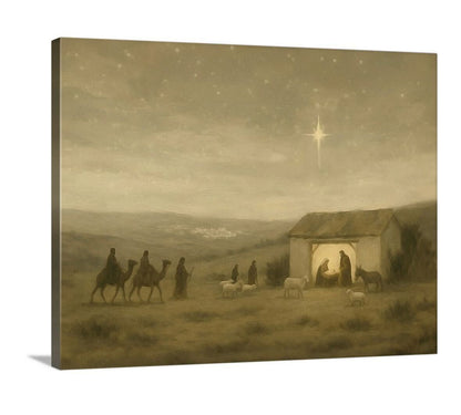 For Unto Us A Child Is Born - Canvas