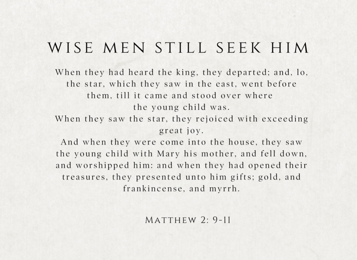 Seek Him - Print