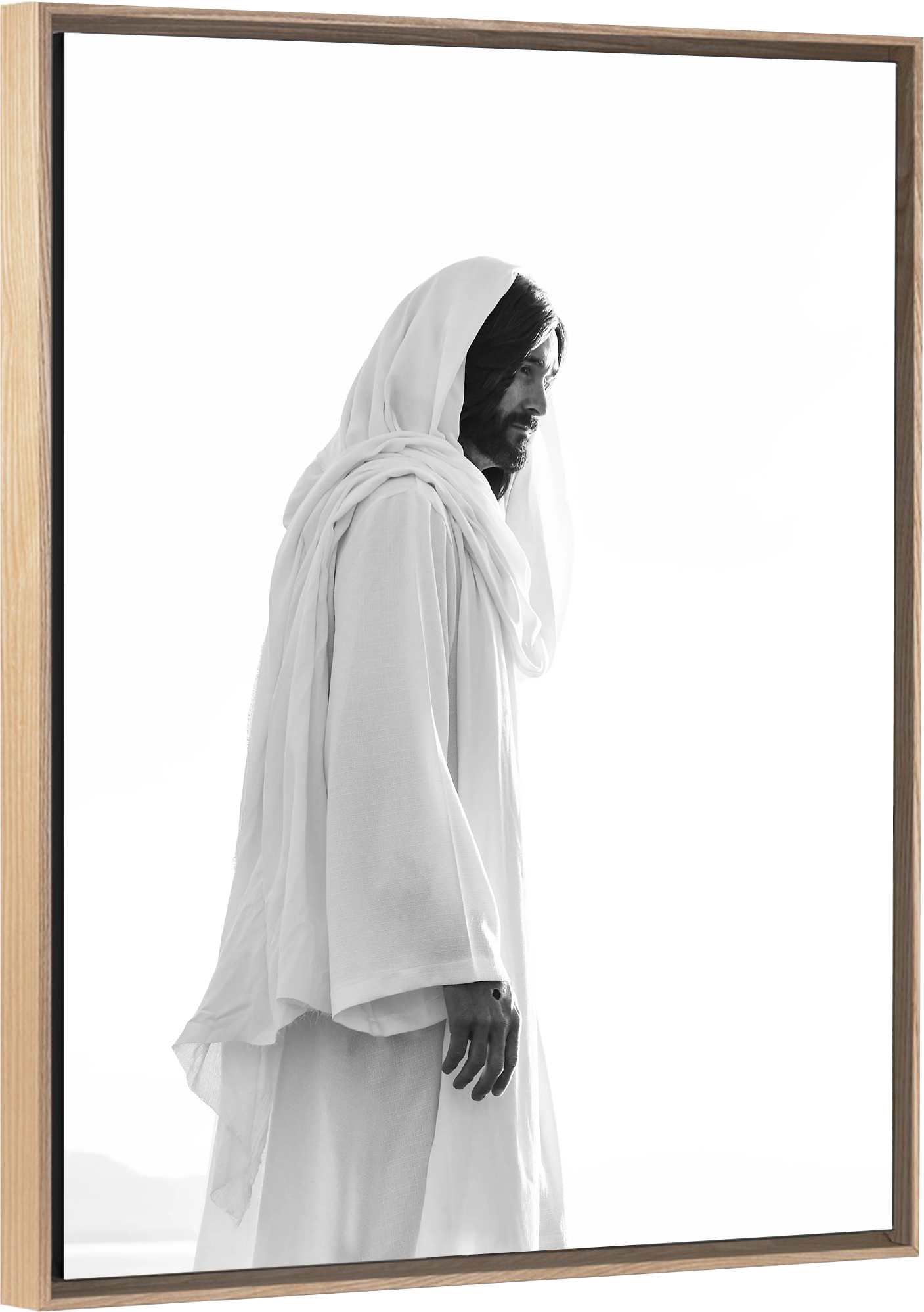 He Is Risen - Canvas 16x20 Black Frame