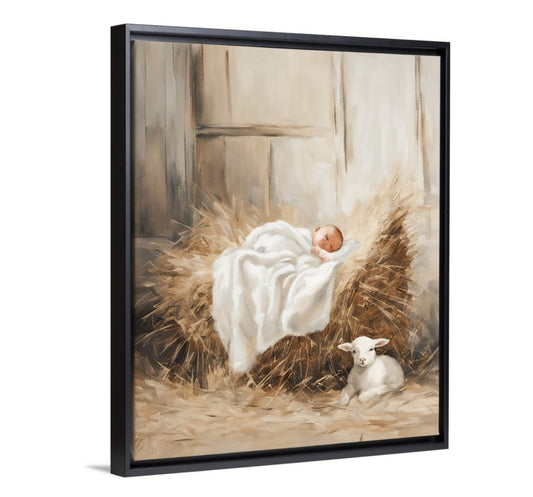 Away In a Manger - Canvas