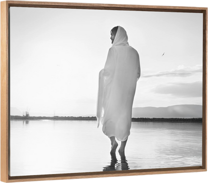 Peace Be Still B&amp;W - Toile