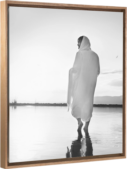 Peace Be Still B&amp;W - Toile