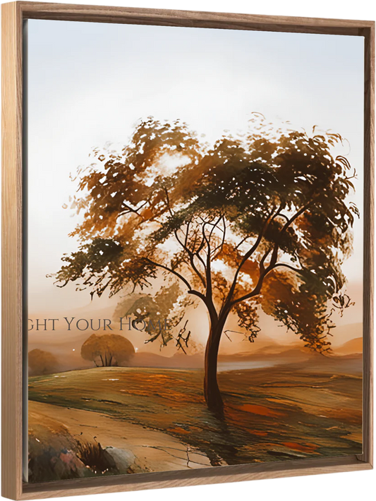Coucher de soleil - Toile