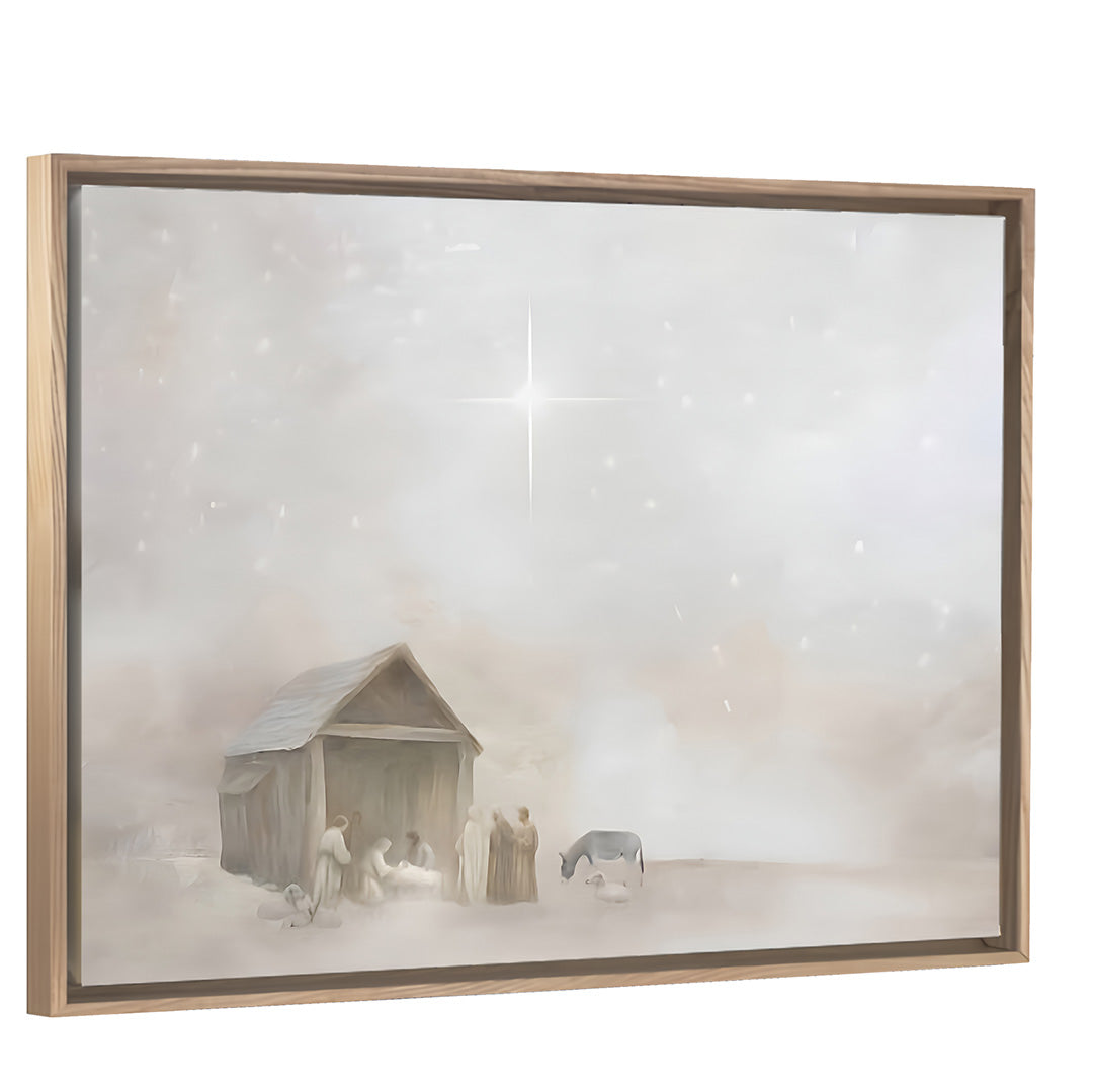The Nativity Scene - Canvas