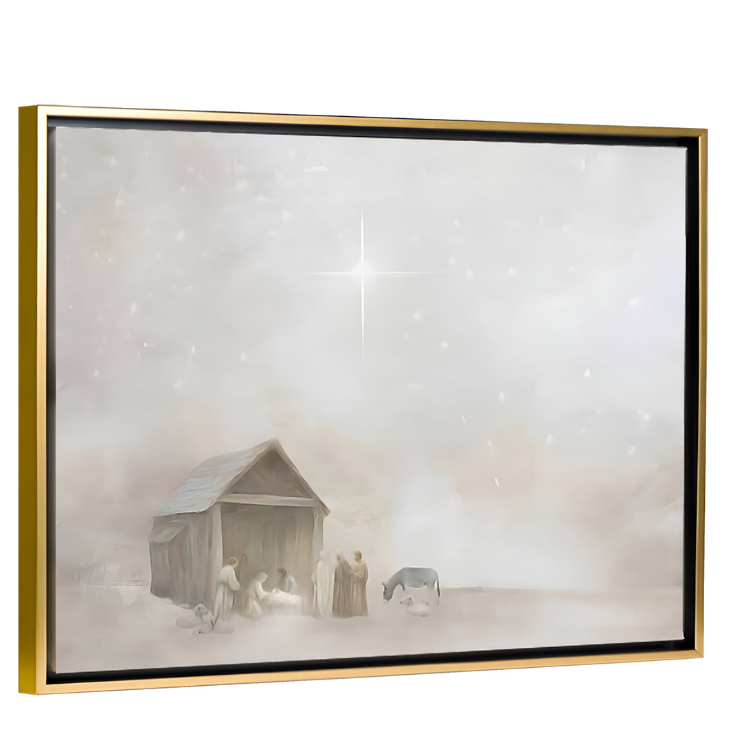 The Nativity Scene - Canvas