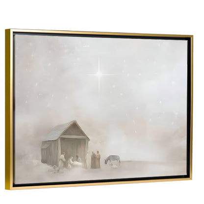 The Nativity Scene - Canvas