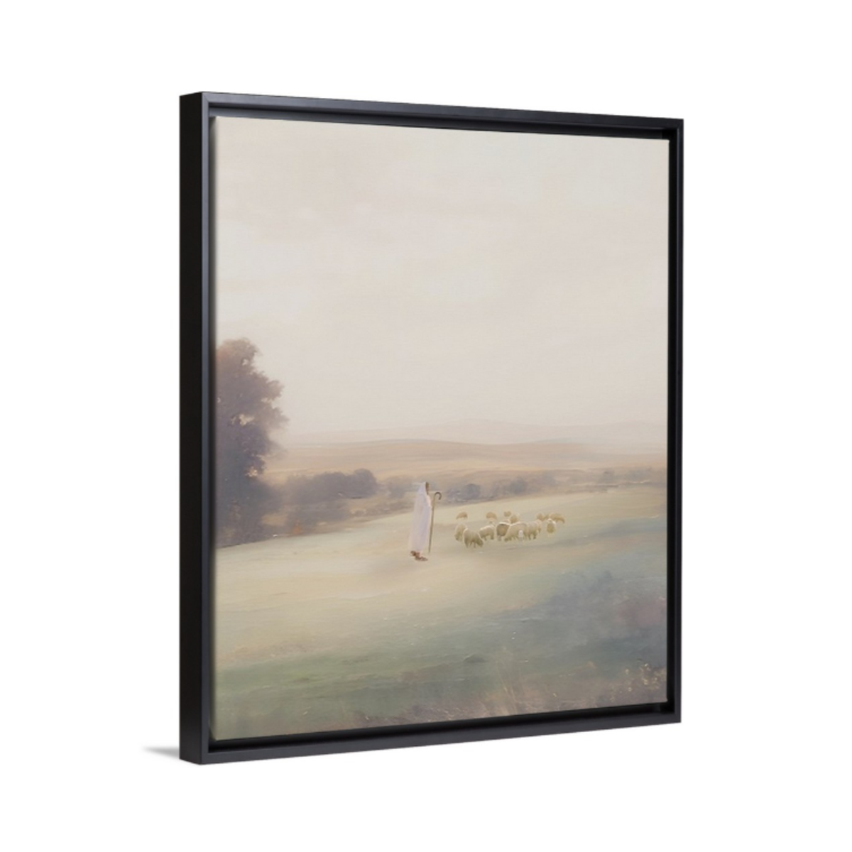 The Protector - Canvas | Vertical | 16x20 | natural oak