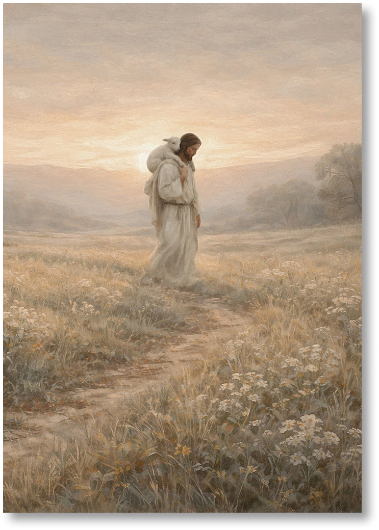 Along The Narrow Path - Vertical Print