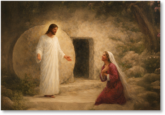 At The Tomb - Horizontal Print