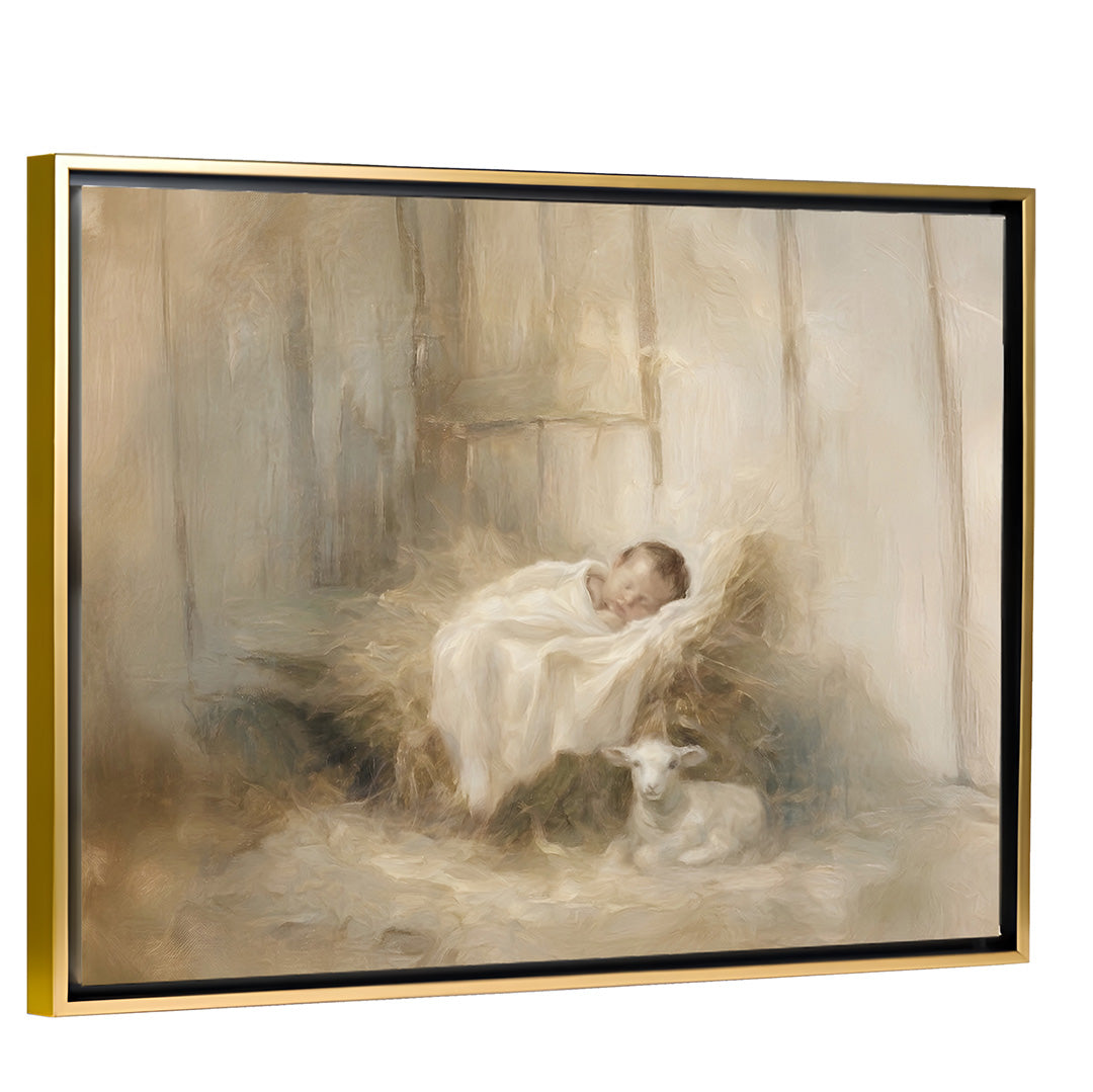 Away In a Manger - Canvas
