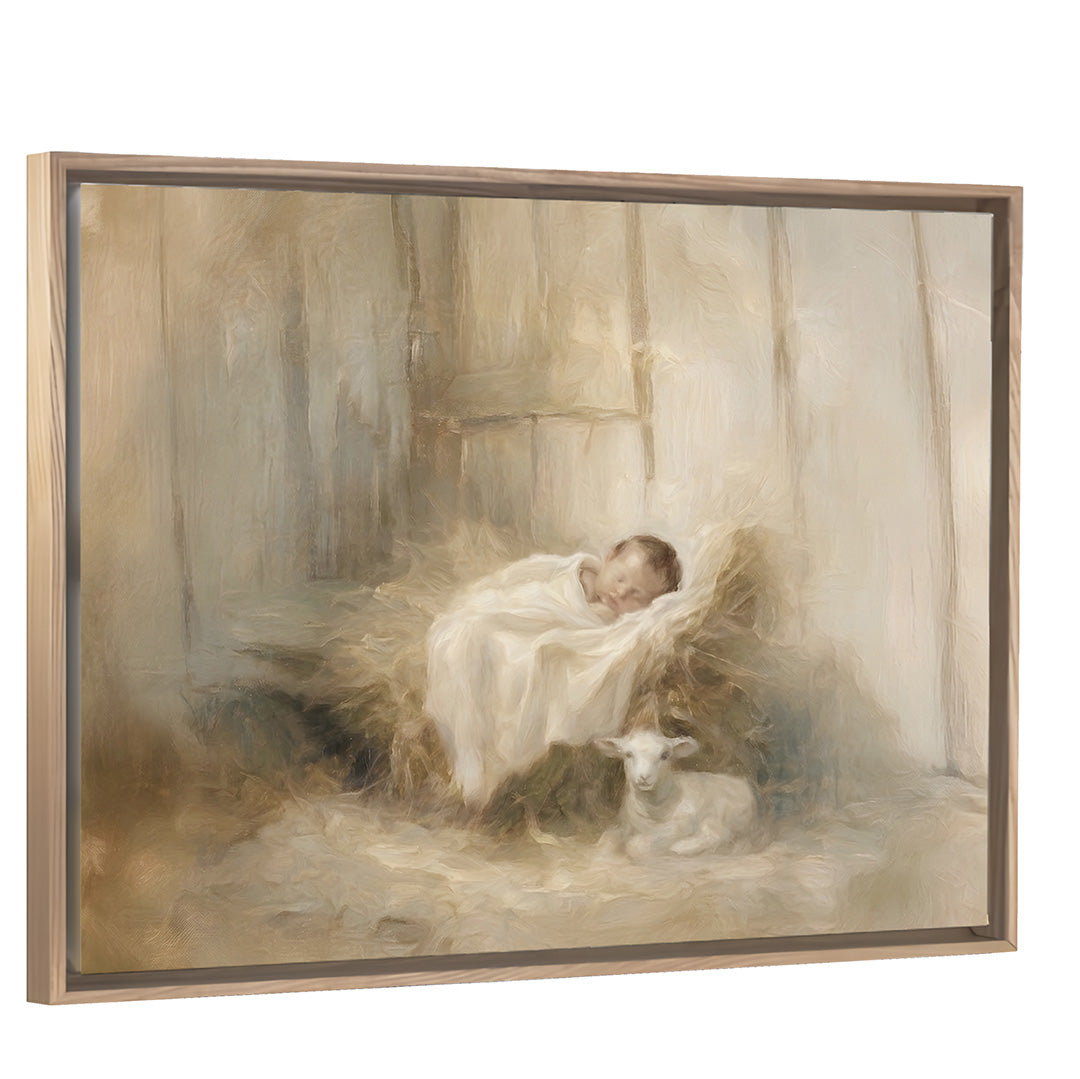 Away In a Manger - Canvas