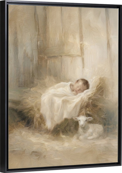 Away In a Manger - Canvas