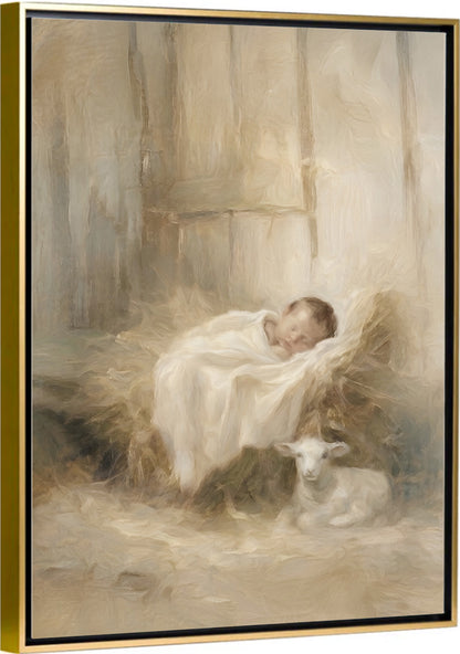 Away In a Manger - Canvas
