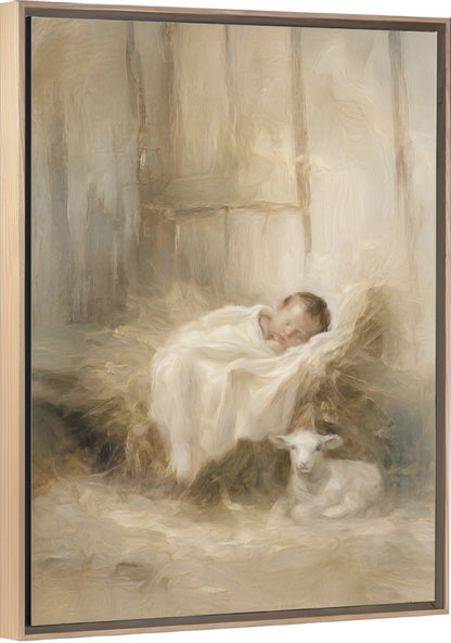 Away In a Manger - Canvas