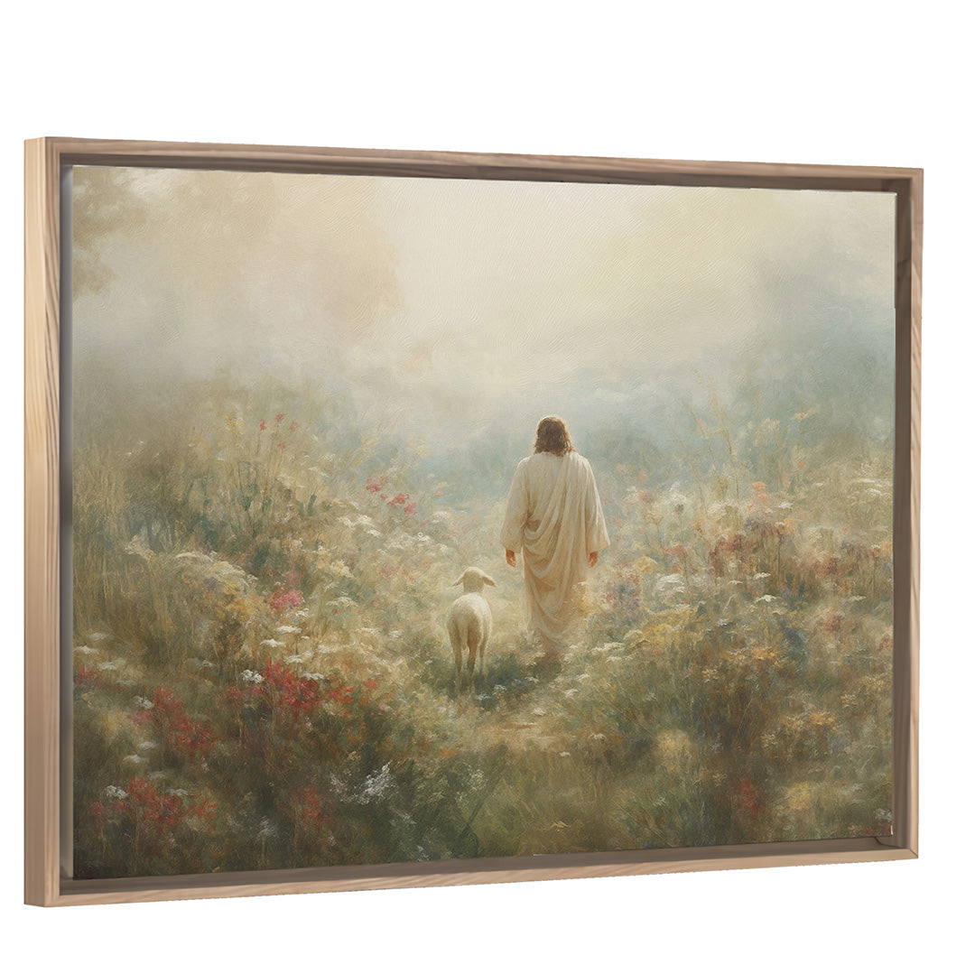 Called By Name - Light Wood Framed Canvas