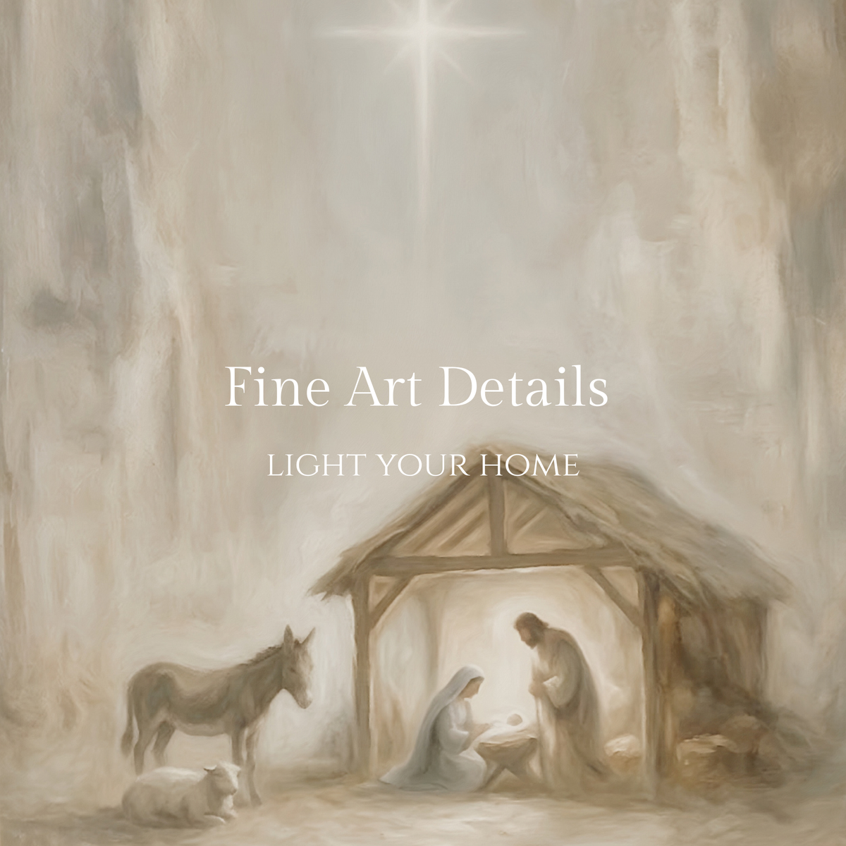 At The Manger | Edition 2 - Canvas
