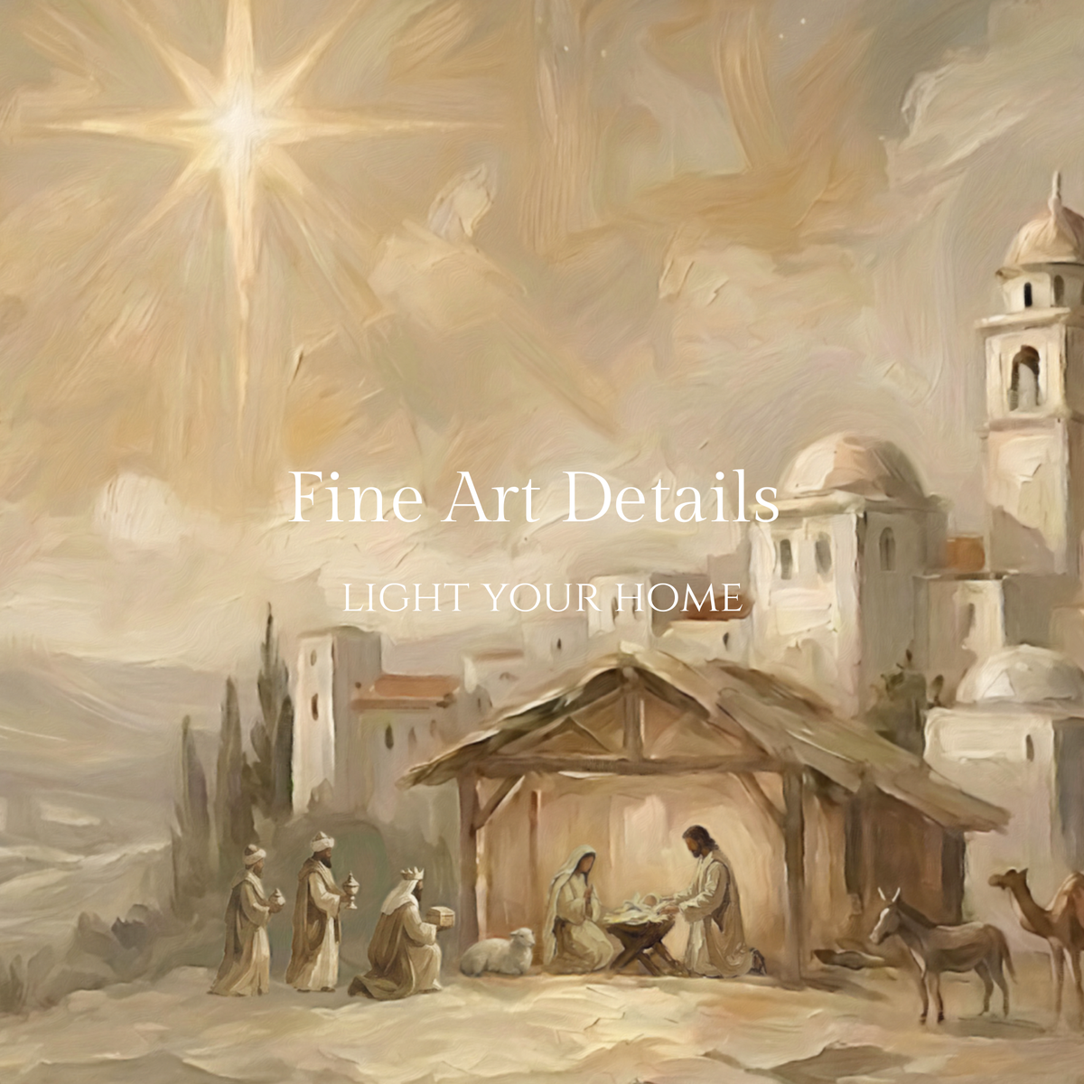 O Little Town of Bethlehem - Canvas