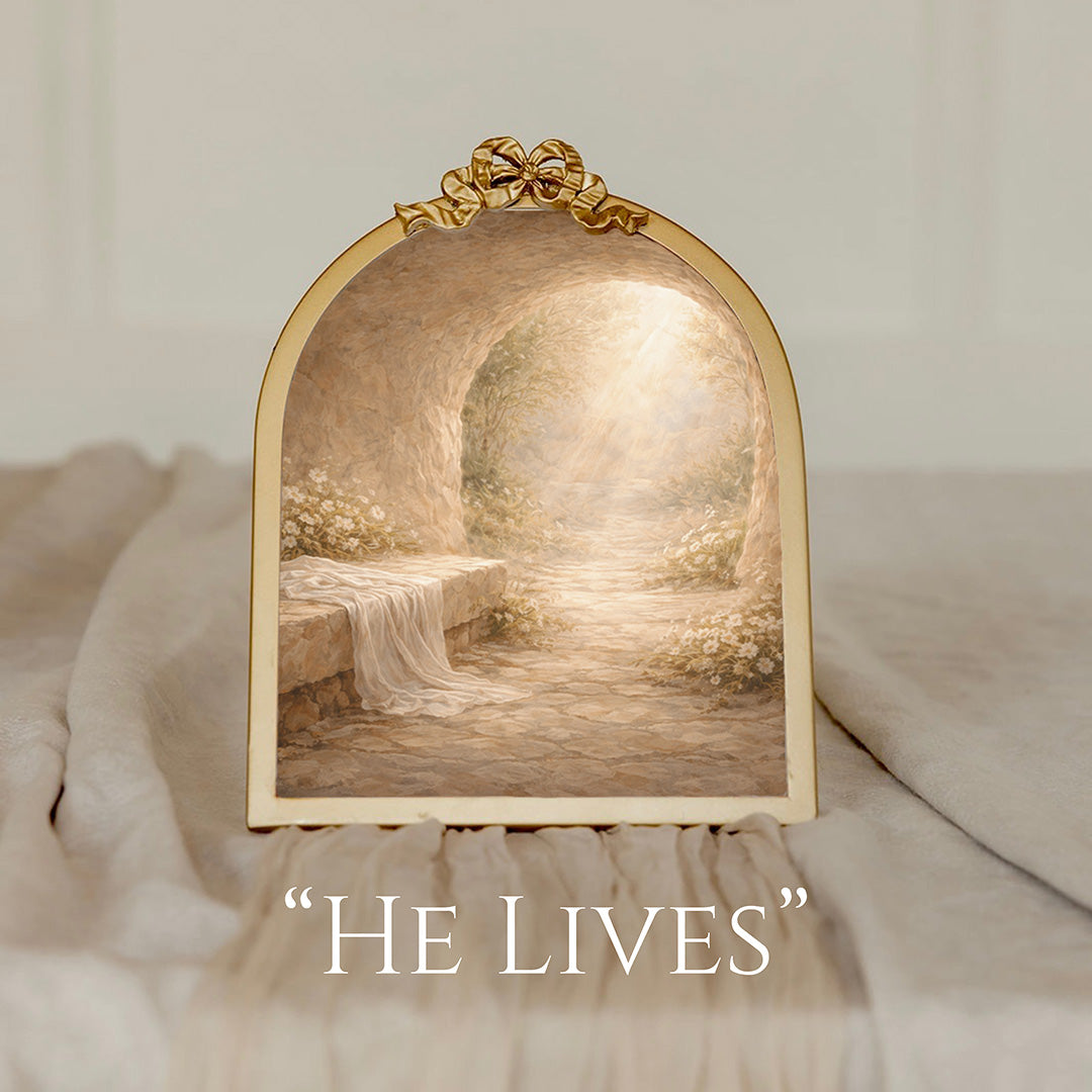 Vintage Ribbon Gold Frame - 5.7x9.2