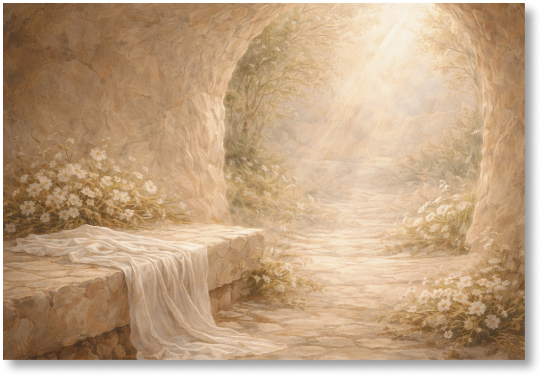 He Lives - Horizontal Print