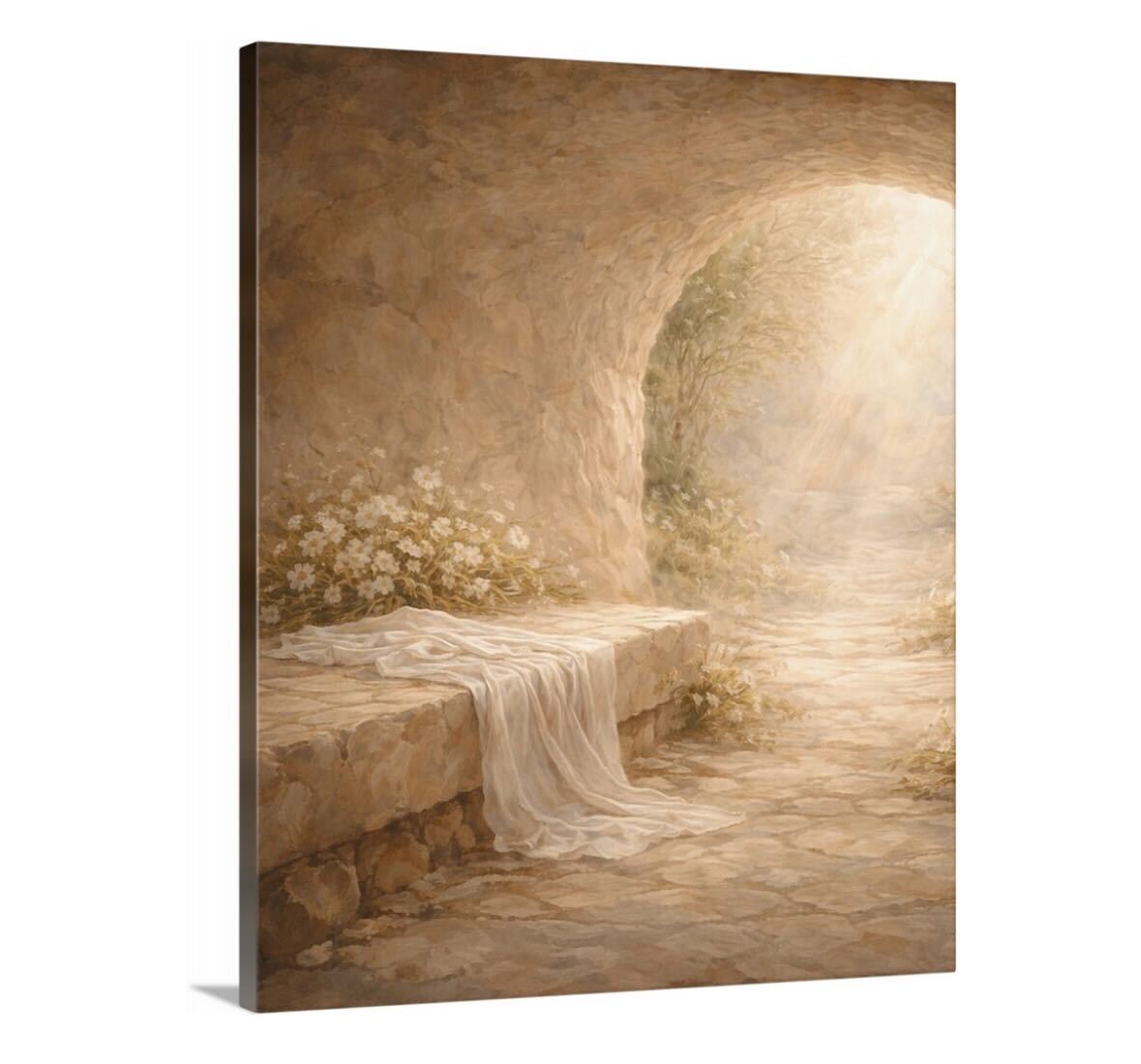 He Lives - Vertical Canvas